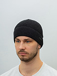 Шапка STETSON арт. 8599345 BEANIE MERINO (темно-серый)